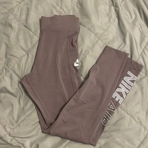 Nike Womens Purple Air Leggings Small